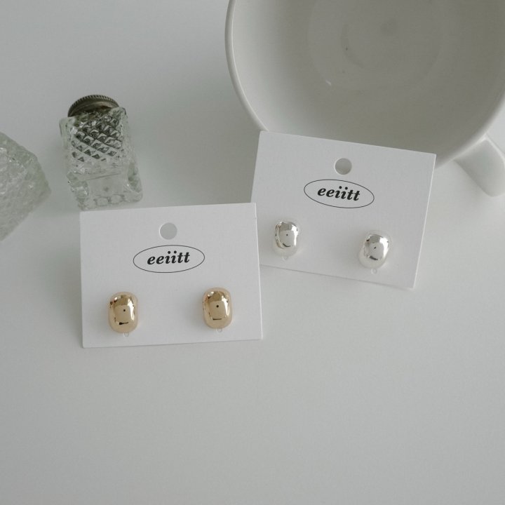 Eeiitt - Korean Women Fashion - #shopsmall - Simple Square Way Earrings - 7