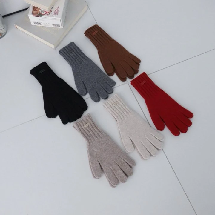 Eeiitt - Korean Women Fashion - #shopsmall - Wool Ribbed Gloves - 5