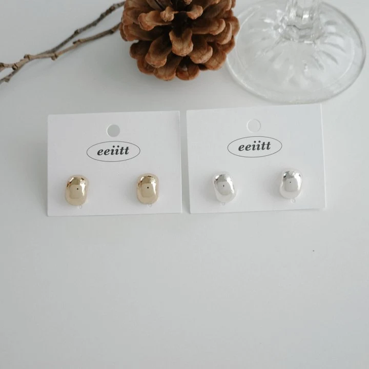 Eeiitt - Korean Women Fashion - #thatsdarling - Simple Square Way Earrings - 8