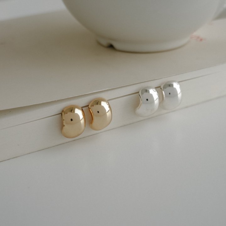 Eeiitt - Korean Women Fashion - #vintageinspired - Simple Square Way Earrings - 2