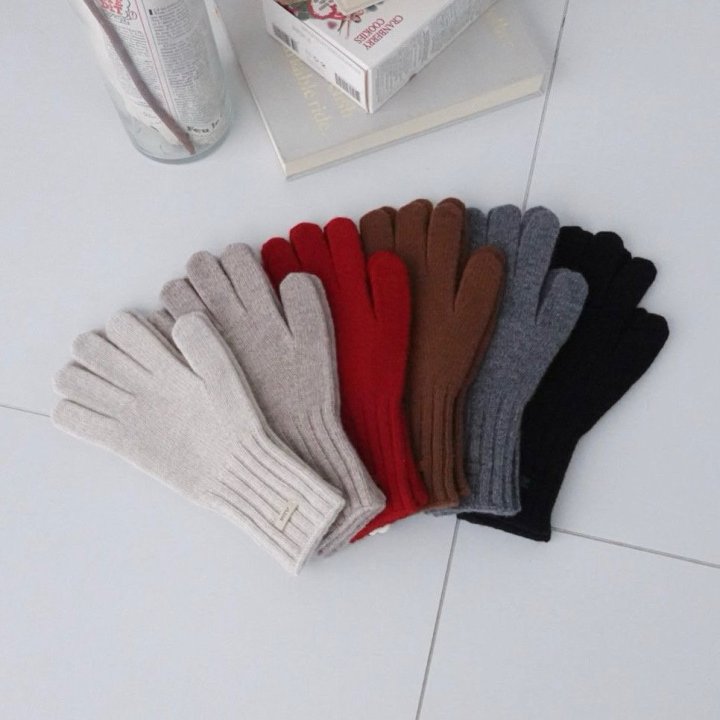 Eeiitt - Korean Women Fashion - #vintagekidsstyle - Wool Ribbed Gloves