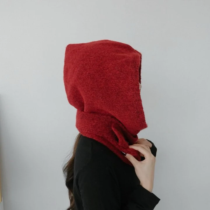 Eeiitt - Korean Women Fashion - #womensfashion - Revere Knit Balaclava - 11