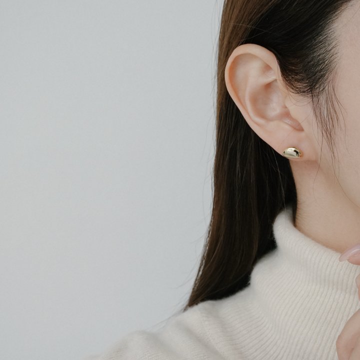 Eeiitt - Korean Women Fashion - #womensfashion - Simple Mini Bean Earrings - 9