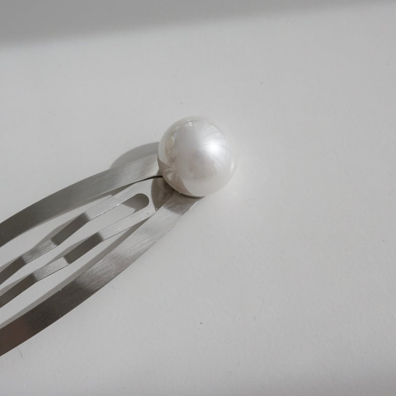 Eeiitt - Korean Women Fashion - #womensfashion - Big Pearl Hairpin - 6