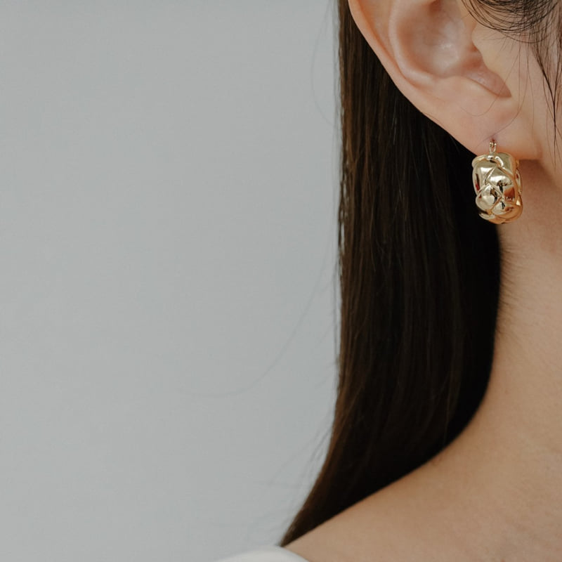 Eeiitt - Korean Women Fashion - #womensfashion - Tigrona Ring Earrings - 11