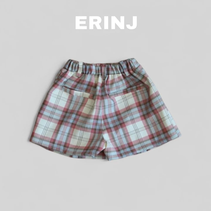 Erin J - Korean Children Fashion - #childofig - Check Skirt Pants - 5