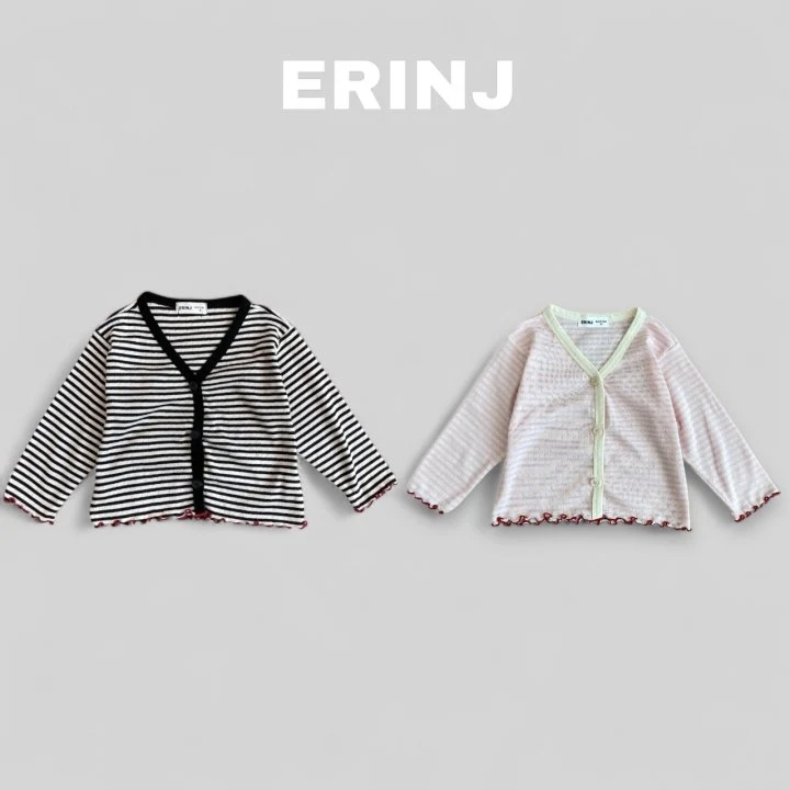 Erin J - Korean Children Fashion - #childofig - Stripe Cardigan