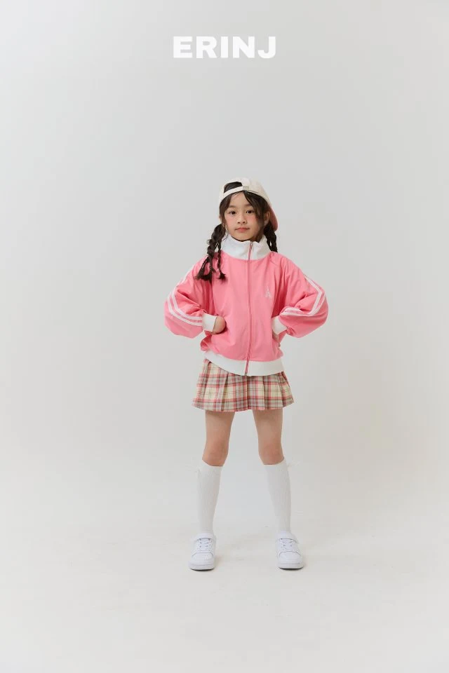 Erin J - Korean Children Fashion - #designkidswear - Check Skirt Pants - 8