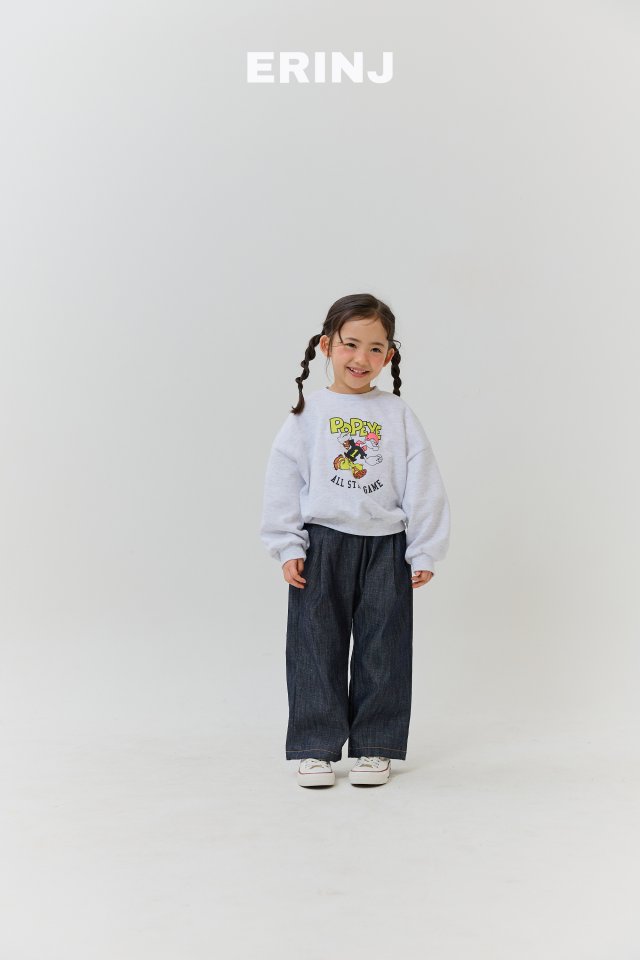 Erin J - Korean Children Fashion - #discoveringself - Wide Denim Pants - 11