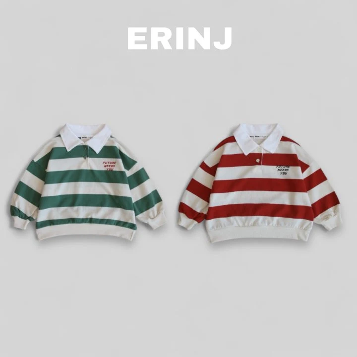 Erin J - Korean Children Fashion - #kidsshorts - Collar Sweatshirts