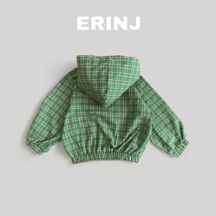 Erin J - Korean Children Fashion - #Kfashion4kids - Checked Hooded Jumper - 4