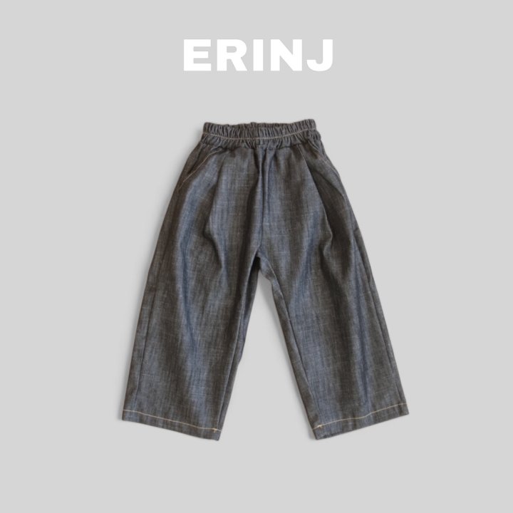 Erin J - Korean Children Fashion - #littlefashionista - Wide Denim Pants - 3