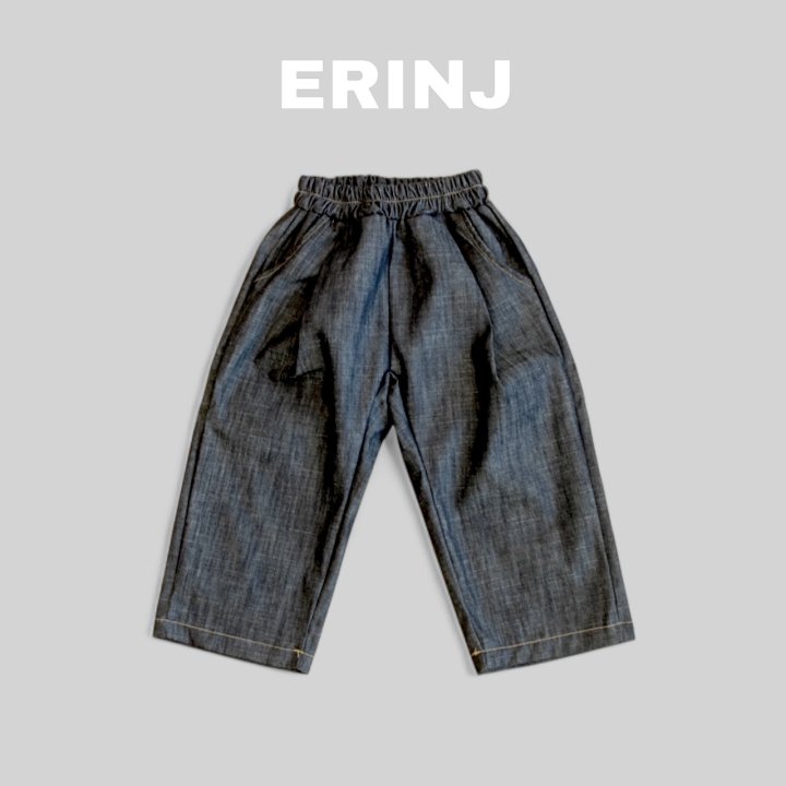 Erin J - Korean Children Fashion - #littlefashionista - Wide Denim Pants - 4