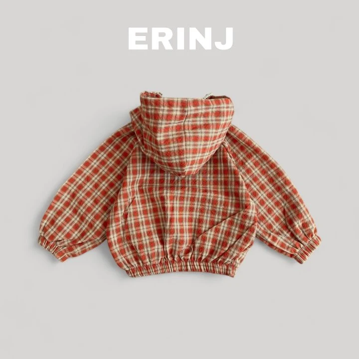 Erin J - Korean Children Fashion - #minifashionista - Checked Hooded Jumper - 6