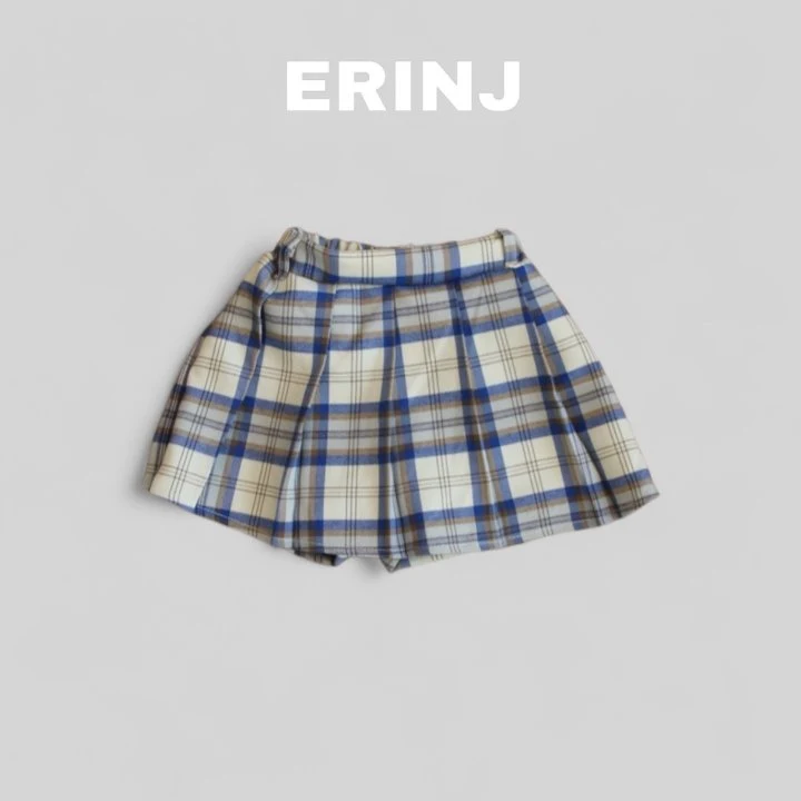 Erin J - Korean Children Fashion - #minifashionista - Check Skirt Pants - 3