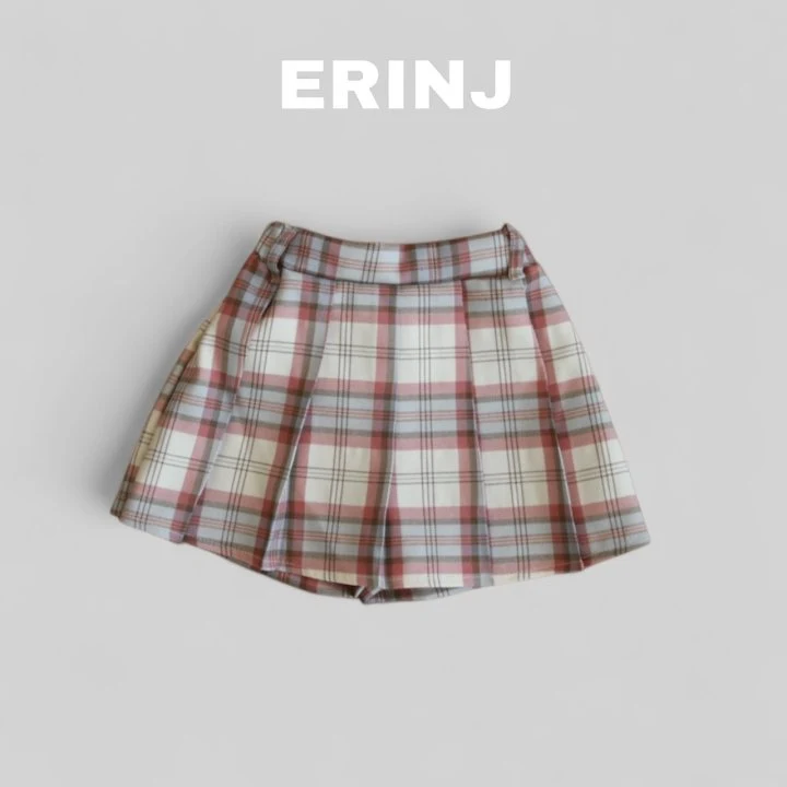 Erin J - Korean Children Fashion - #minifashionista - Check Skirt Pants - 4