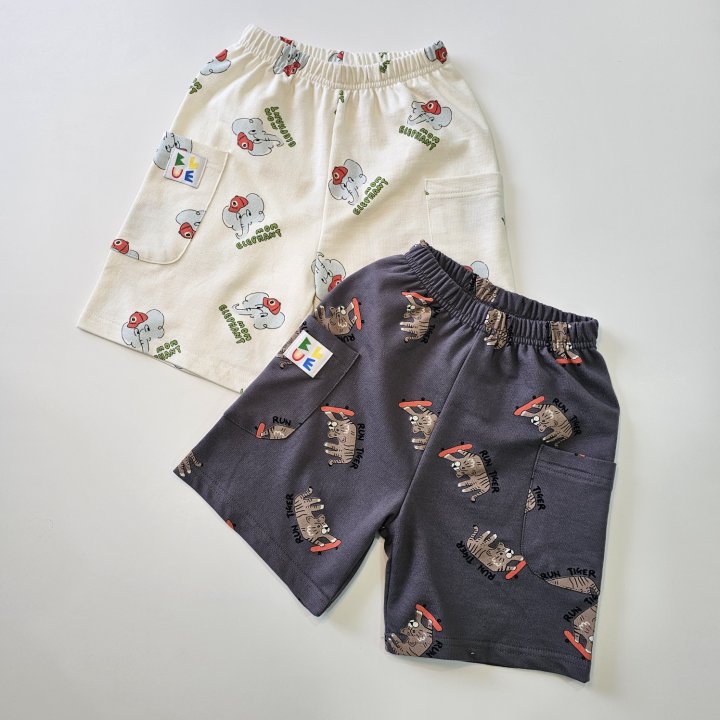 Firstblue - Korean Children Fashion - #childofig - Running Animal Pants - 2