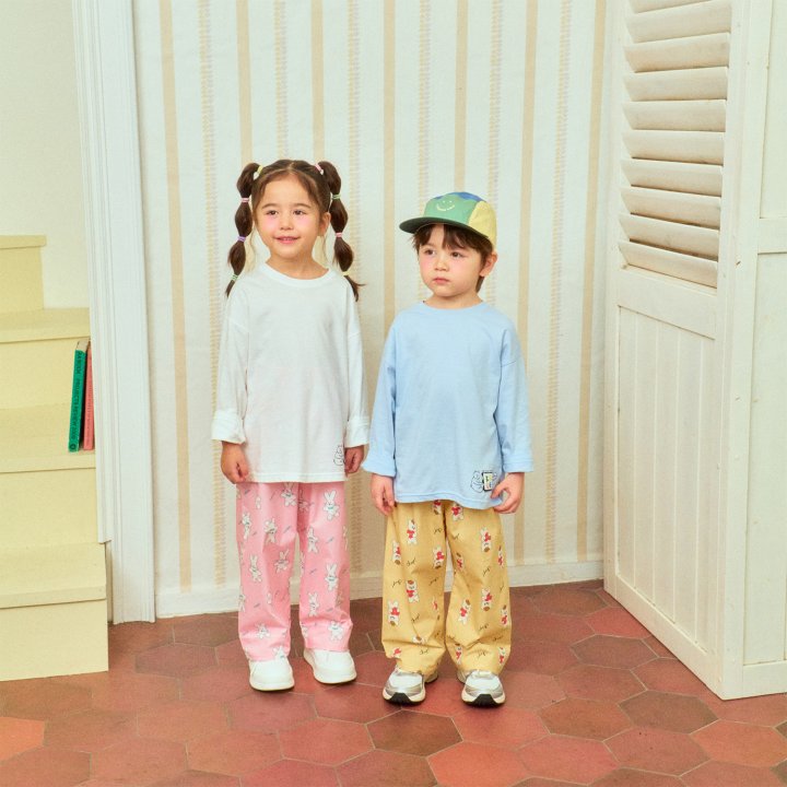 Firstblue - Korean Children Fashion - #childofig - Side Slit Long Tee