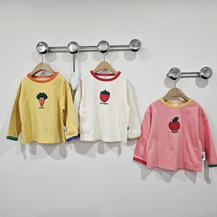 Firstblue - Korean Children Fashion - #childofig - Fruit Embroidery Tee - 10