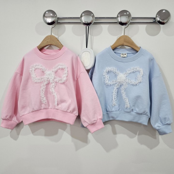 Firstblue - Korean Children Fashion - #designkidswear - Tape Ribbon Sweatshirts - 9