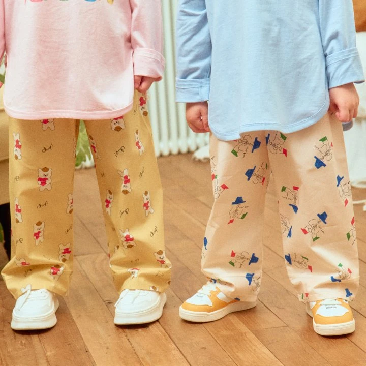 Firstblue - Korean Children Fashion - #discoveringself - Going To School Printed Pants