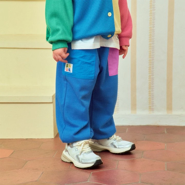 Firstblue - Korean Children Fashion - #fashionkids - Pocket Jogger Pants - 5