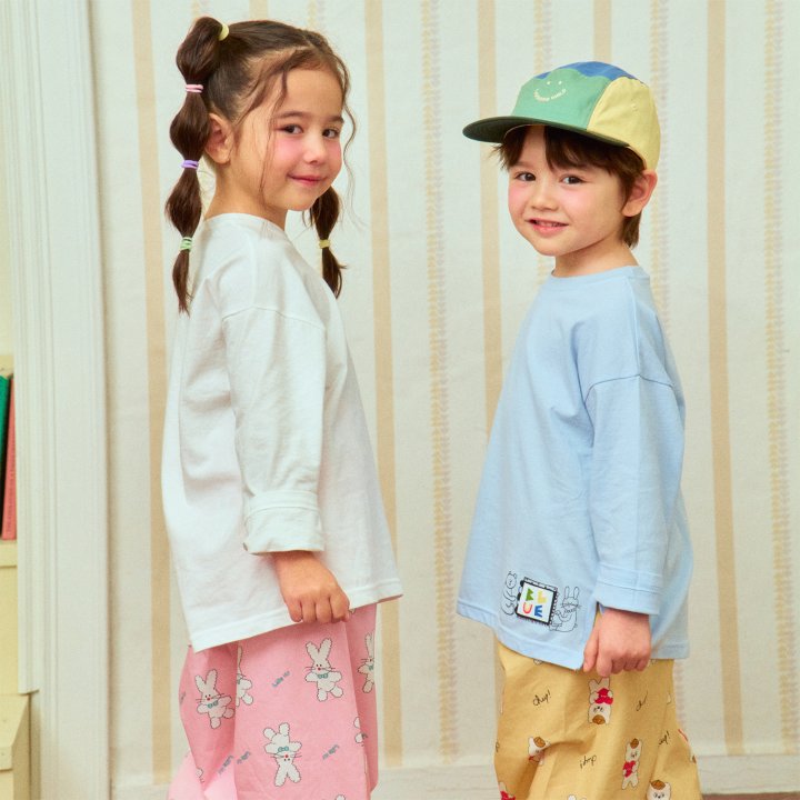 Firstblue - Korean Children Fashion - #kidsshorts - Side Slit Long Tee - 6