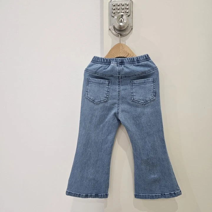 Firstblue - Korean Children Fashion - #kidzfashiontrend - Ribbon Jeans - 3