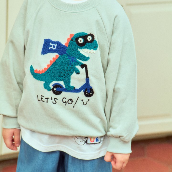 Firstblue - Korean Children Fashion - #todddlerfashion - Lets Go Animal Embroidery Tee - 3