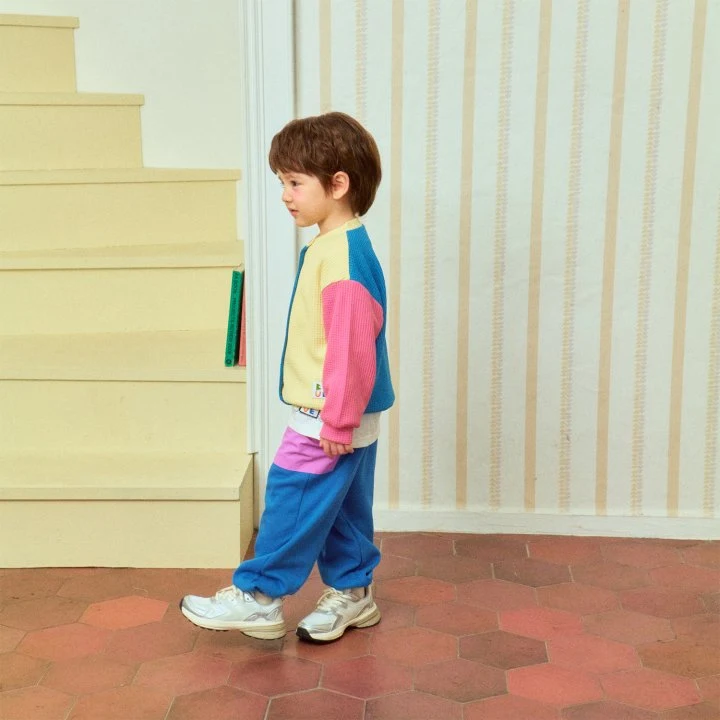 Firstblue - Korean Children Fashion - #todddlerfashion - Waffle Raglan Cardigan - 2