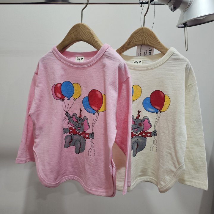 Firstblue - Korean Children Fashion - #toddlerclothing - Balloon Elephant Tee - 9