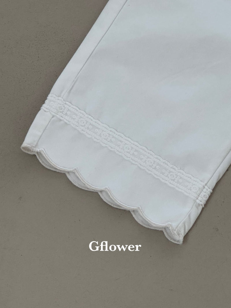 G Flower - Korean Children Fashion - #Kfashion4kids - White Pants - 12