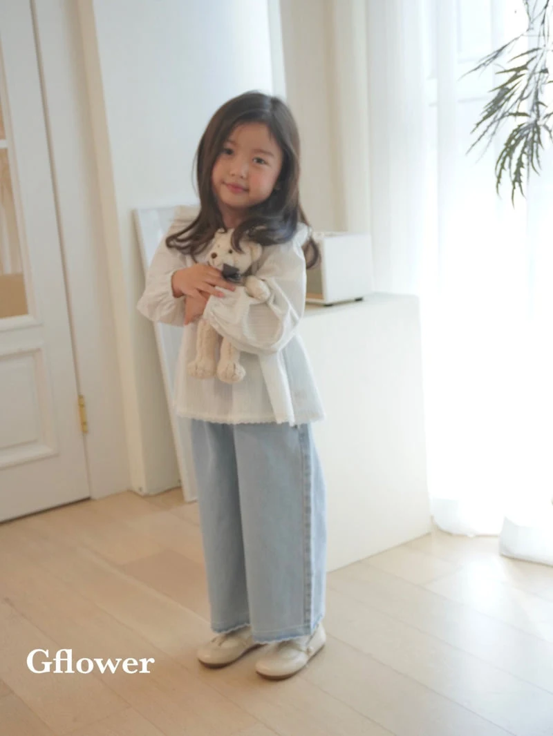 G Flower - Korean Children Fashion - #Kfashion4kids - Embroidered Jeans - 9