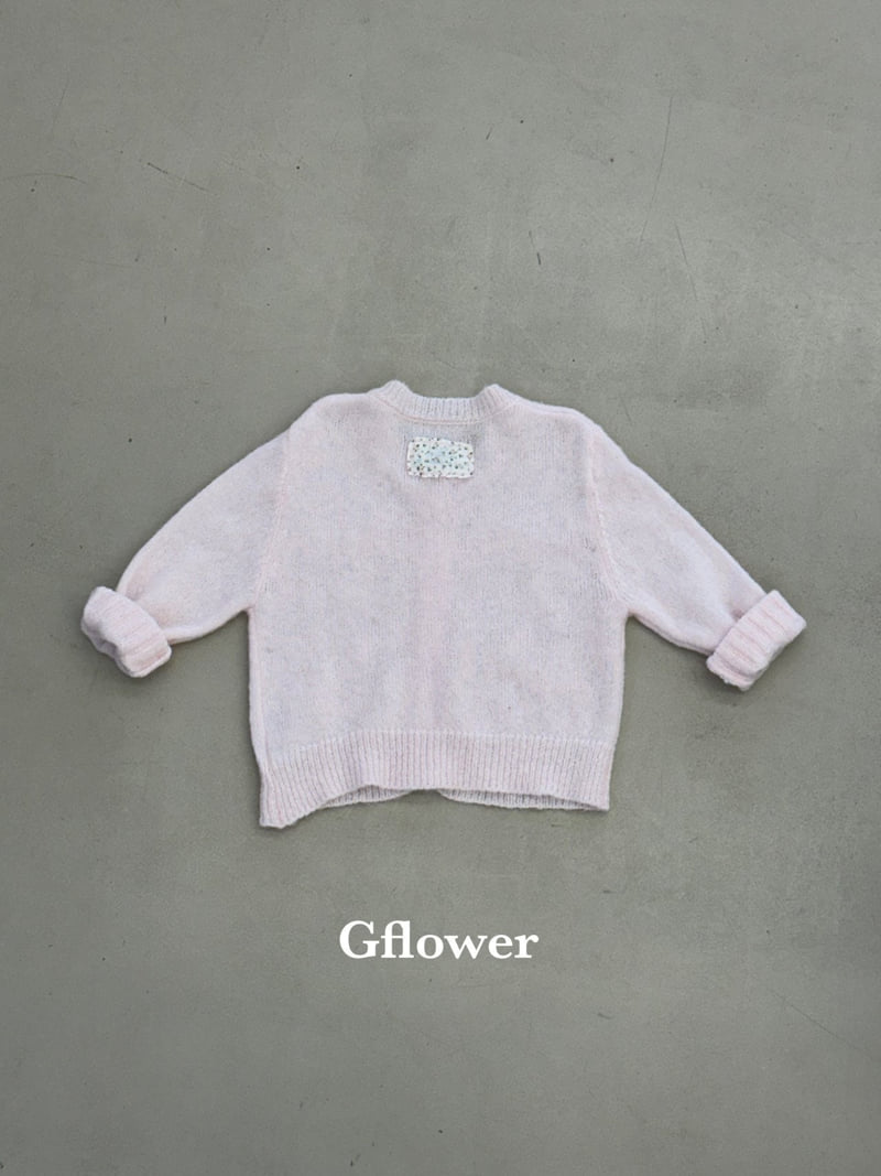 G Flower - Korean Children Fashion - #childofig - Flower Knit Cardigan - 11