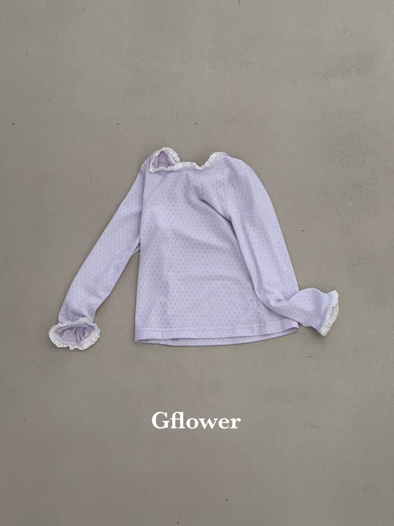 G Flower - Korean Children Fashion - #childofig - Purple Tee - 9