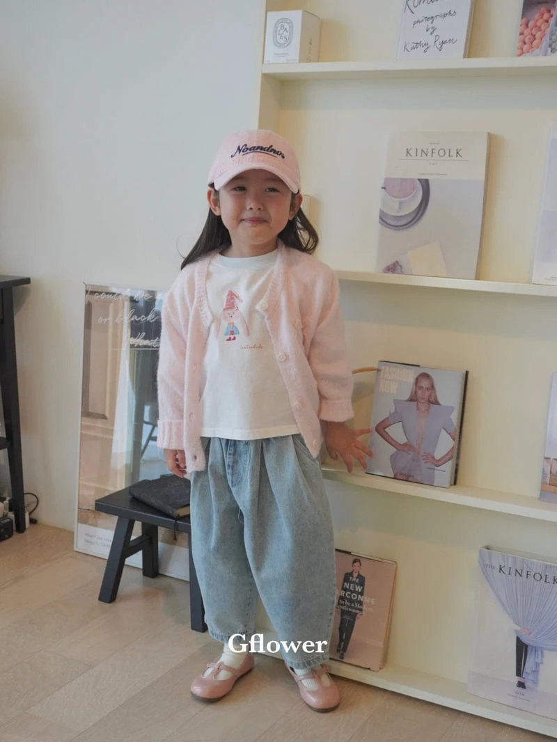 G Flower - Korean Children Fashion - #childofig - Denim Jogger Pants - 2