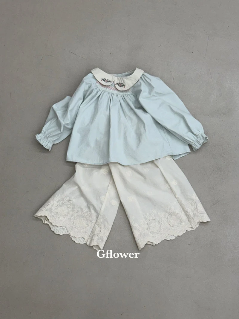 G Flower - Korean Children Fashion - #childofig - Embroidered Blouse - 12