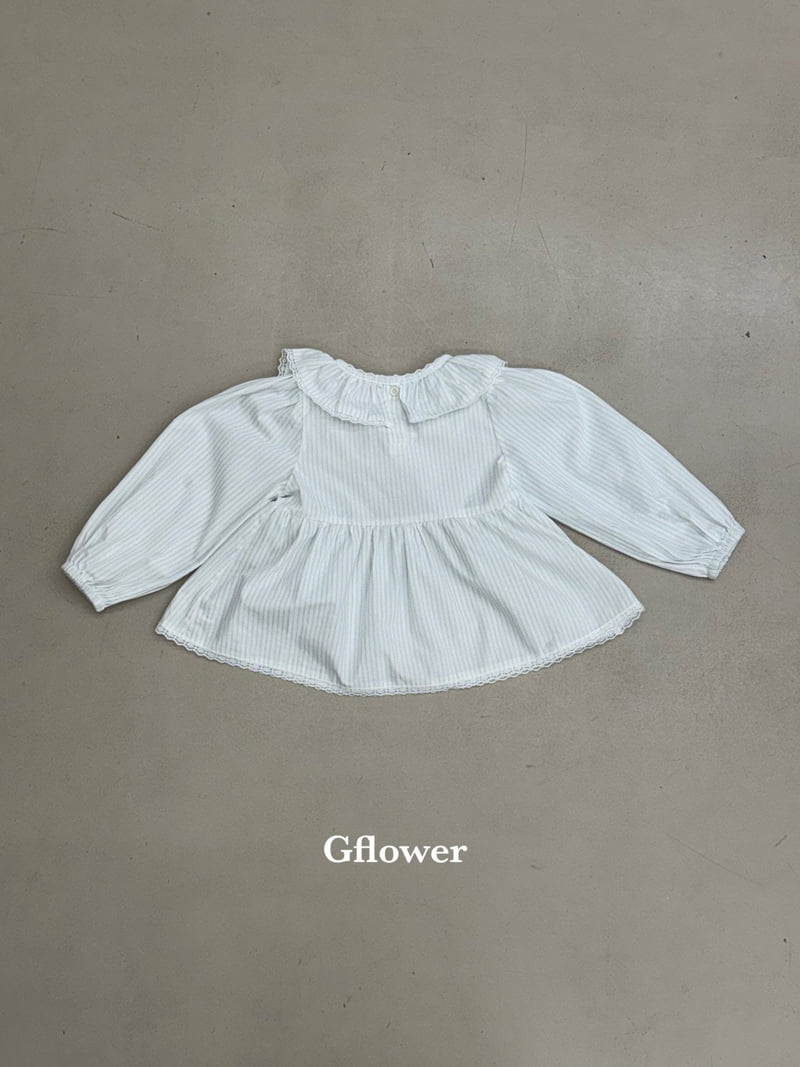 G Flower - Korean Children Fashion - #childofig - Blue Blouse - 10