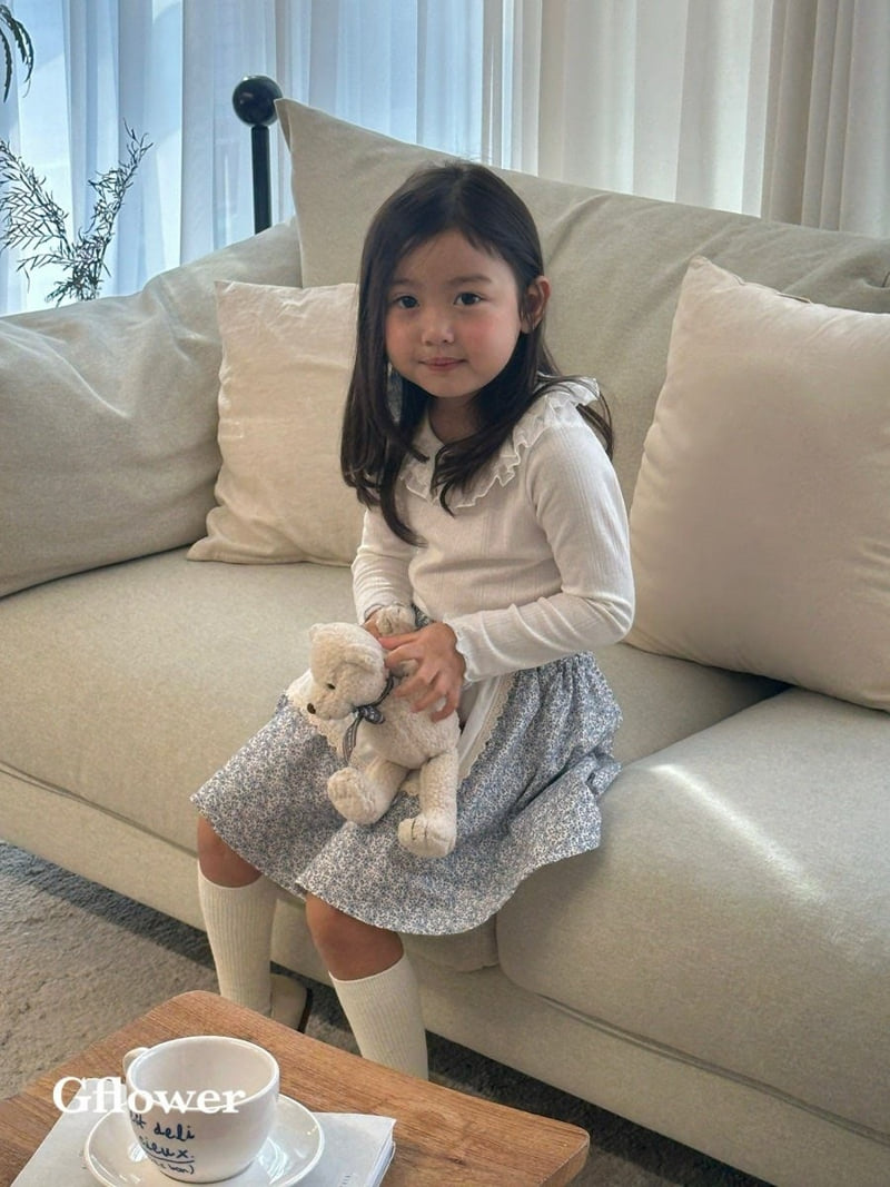 G Flower - Korean Children Fashion - #childofig - Lace Frill Tee - 6