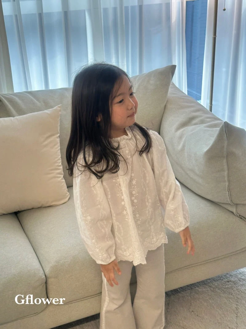 G Flower - Korean Children Fashion - #prettylittlegirls - Lace Blouse - 4