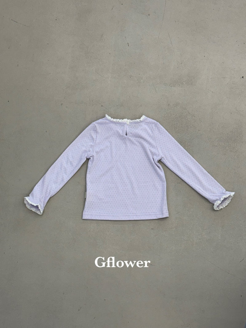 G Flower - Korean Children Fashion - #childrensboutique - Purple Tee - 10