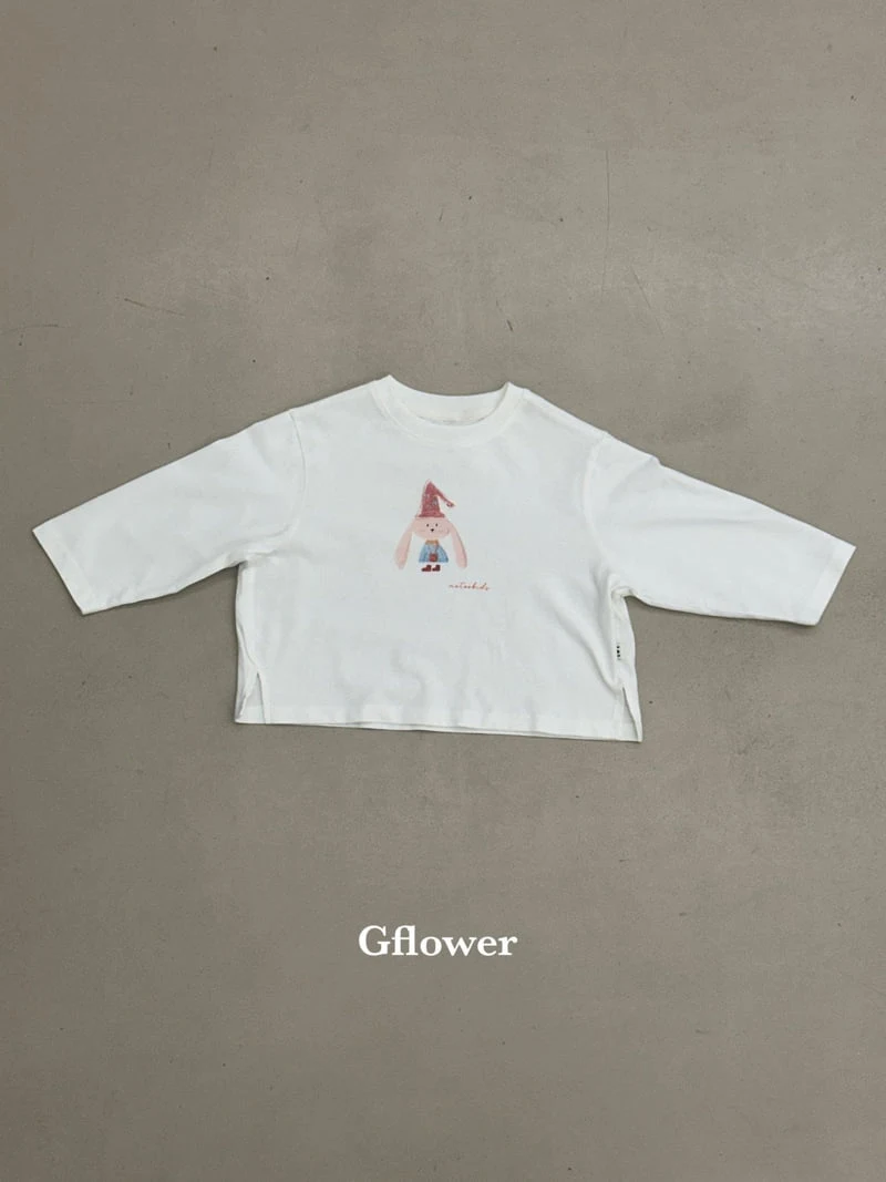 G Flower - Korean Children Fashion - #childrensboutique - Patch Rabbit Tee - 9