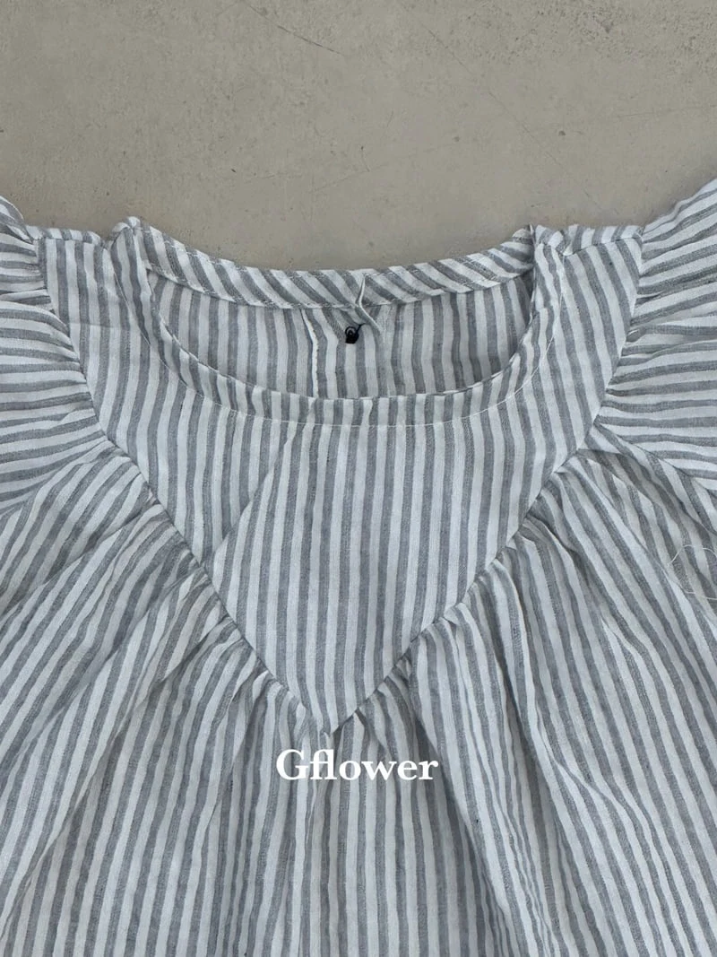 G Flower - Korean Children Fashion - #childrensboutique - Striped Blouse - 12