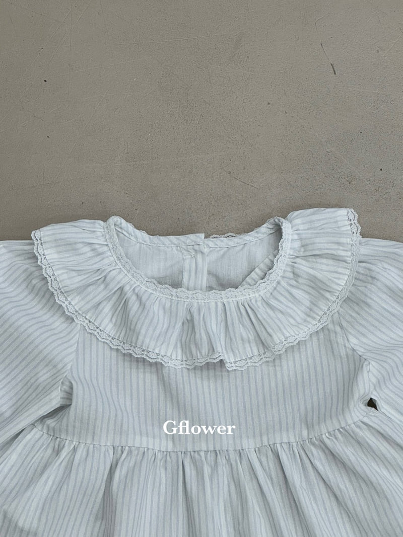 G Flower - Korean Children Fashion - #childrensboutique - Blue Blouse - 11