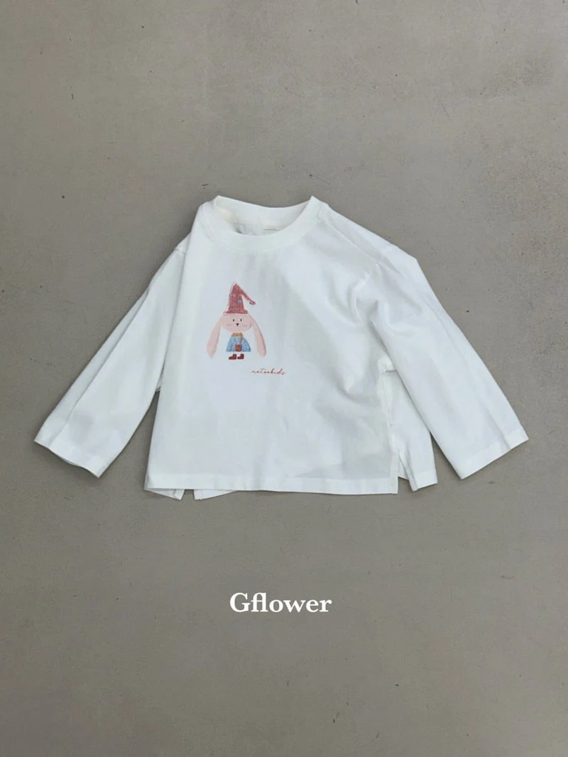 G Flower - Korean Children Fashion - #designkidswear - Patch Rabbit Tee - 10