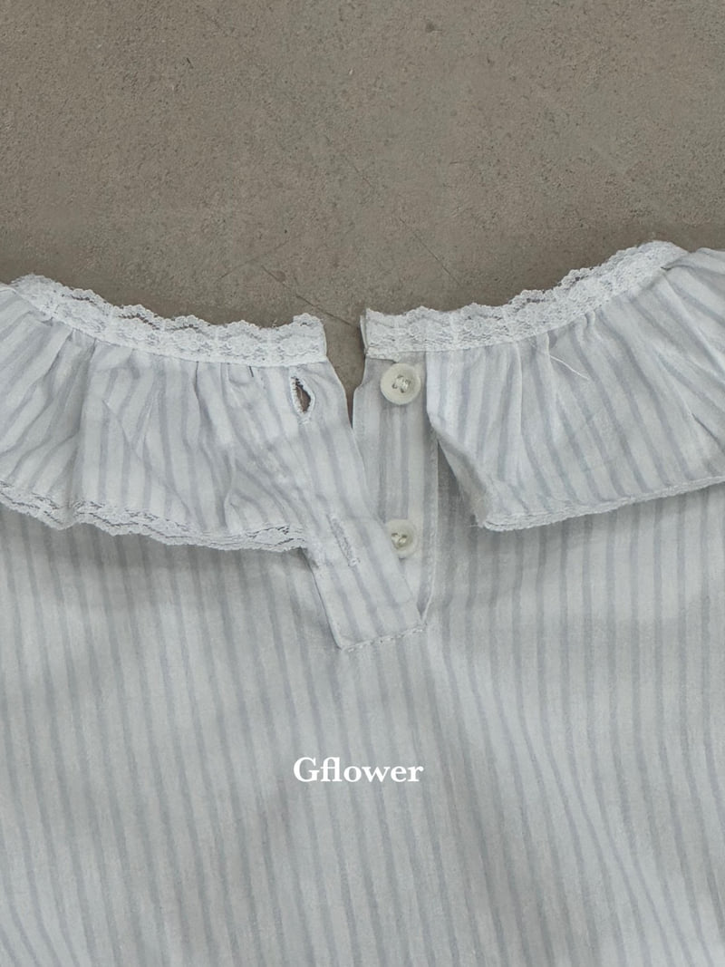 G Flower - Korean Children Fashion - #designkidswear - Blue Blouse - 12