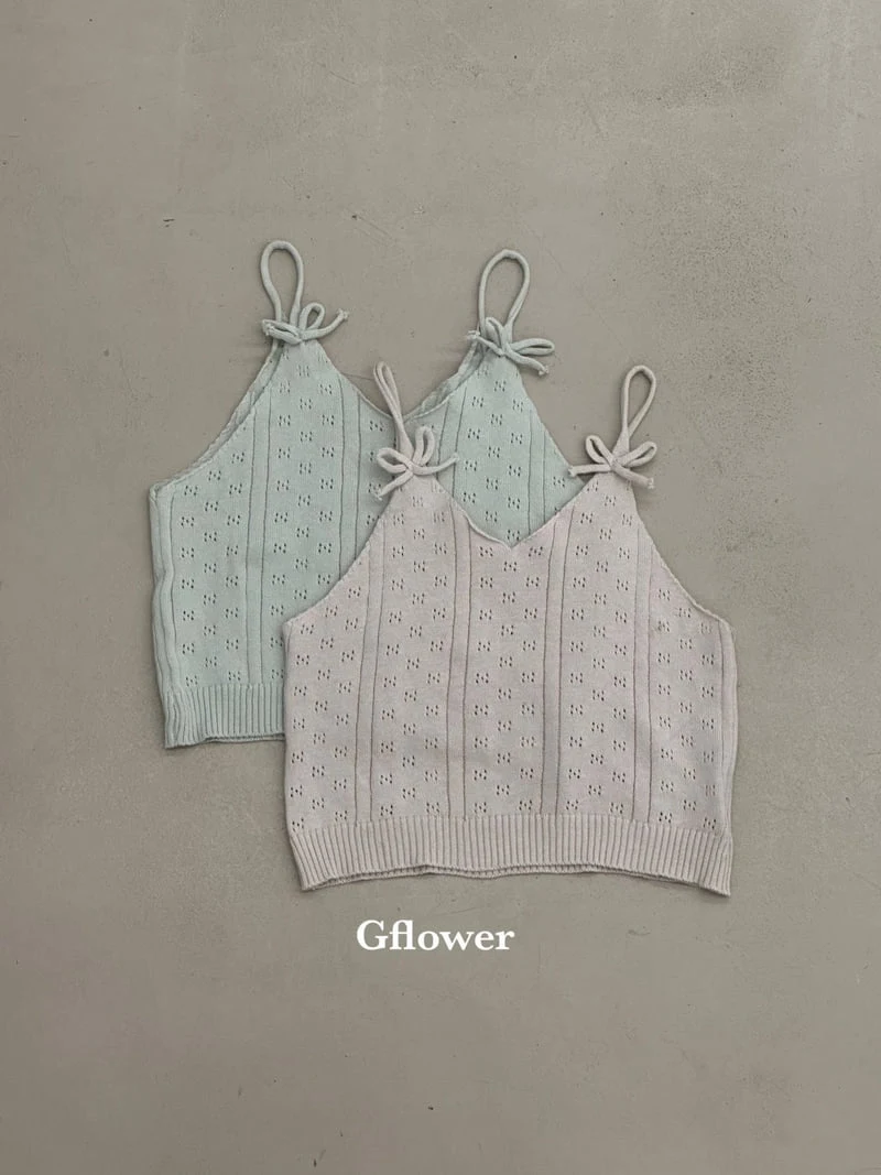 G Flower - Korean Children Fashion - #designkidswear - Ribbon Knit Vest - 9