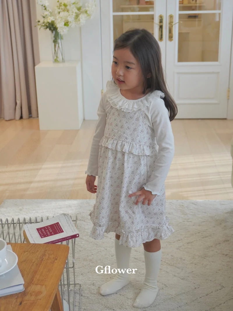 G Flower - Korean Children Fashion - #discoveringself - Flower One-piece - 2