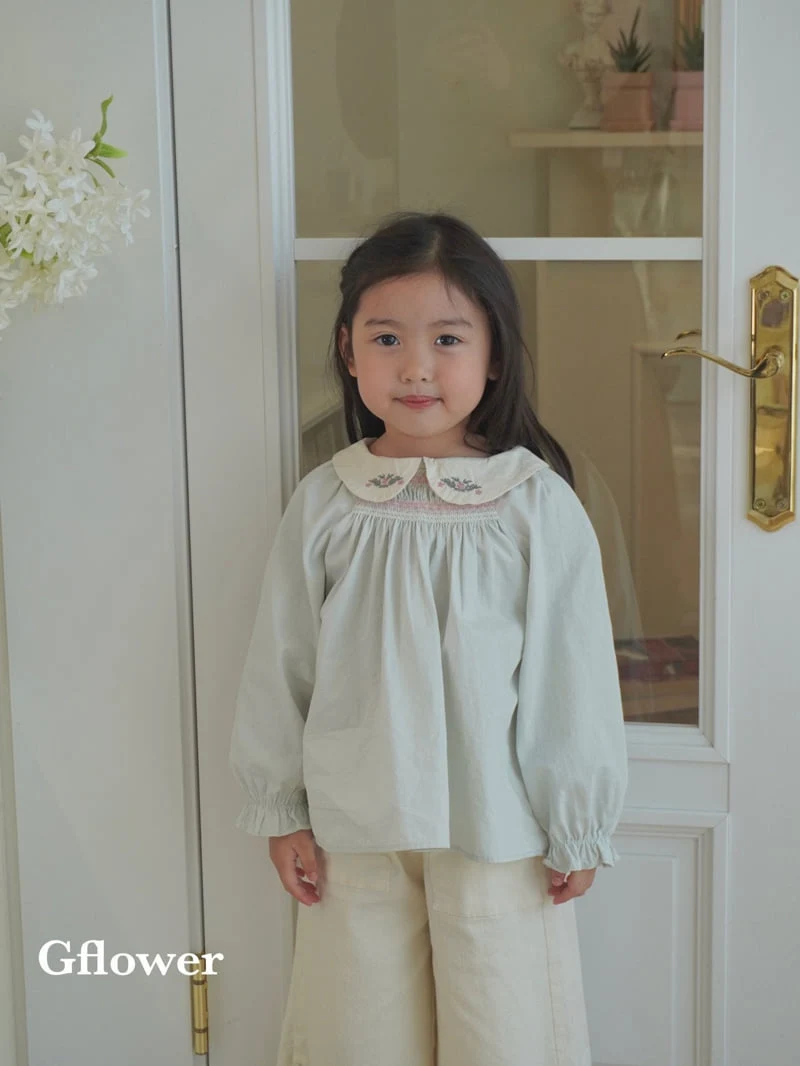 G Flower - Korean Children Fashion - #discoveringself - Embroidered Blouse