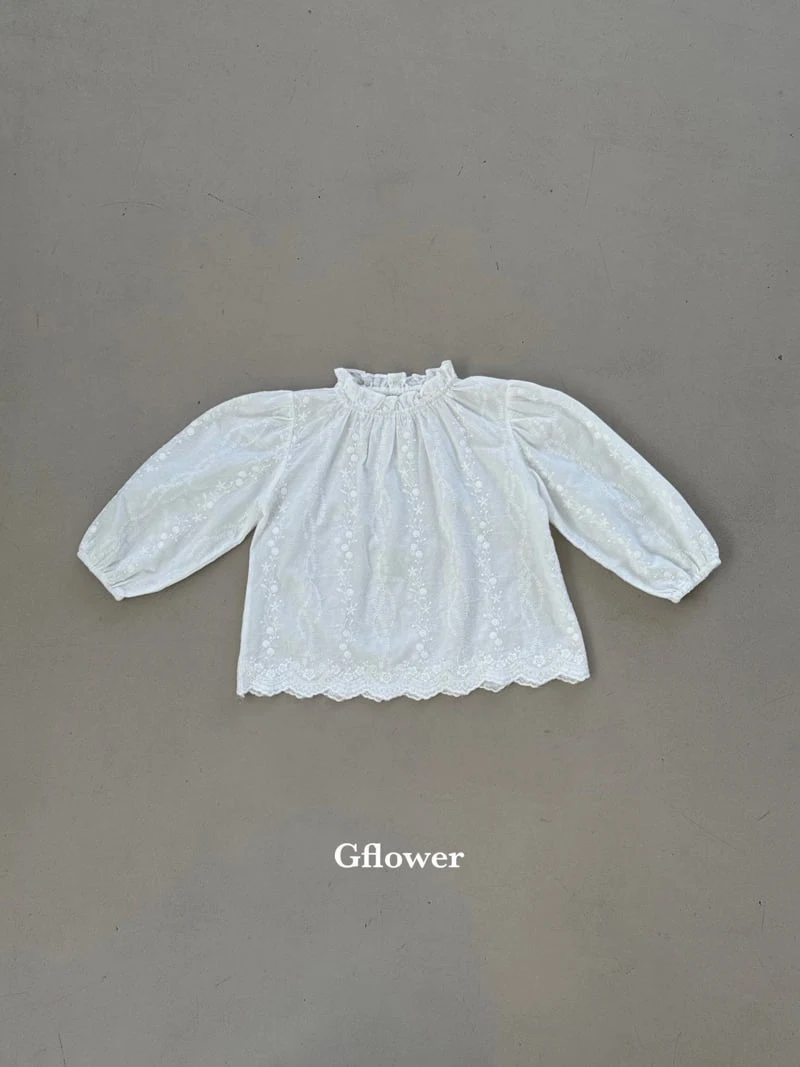 G Flower - Korean Children Fashion - #discoveringself - Lace Blouse - 8